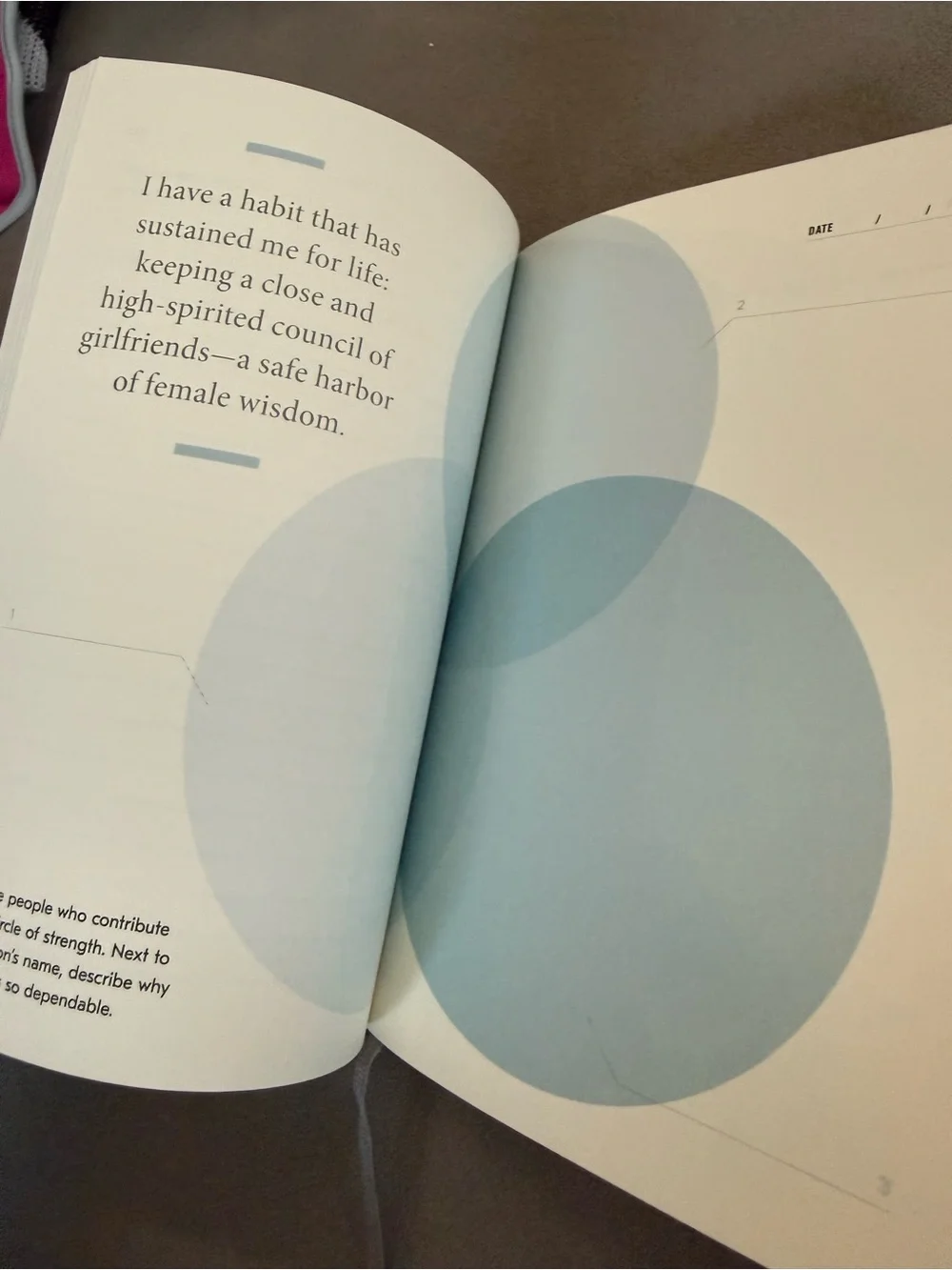 Becoming: A Guided Journal by Michelle Obama - Teal & White Cover